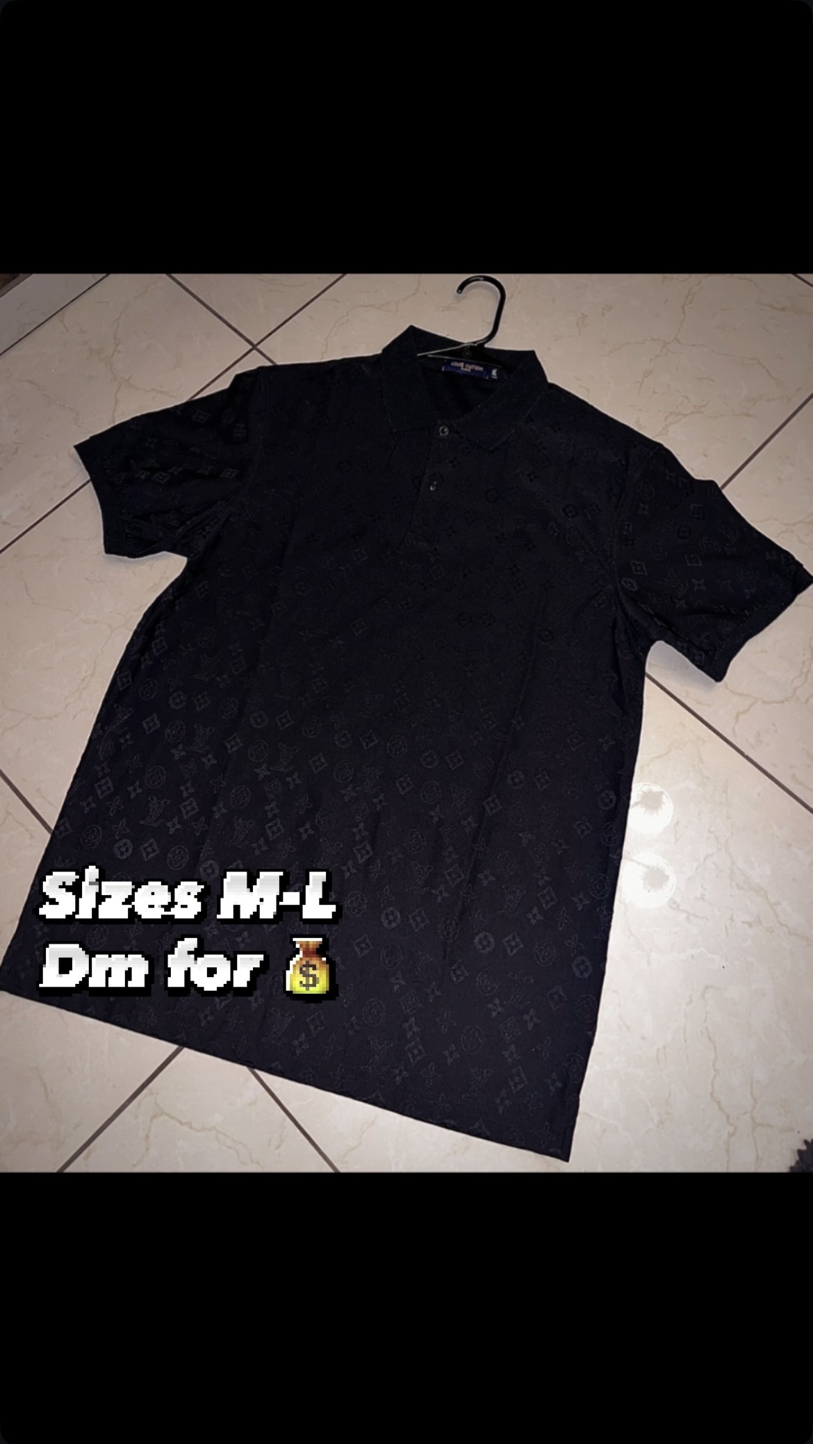Louis Vuitton Black Polo
